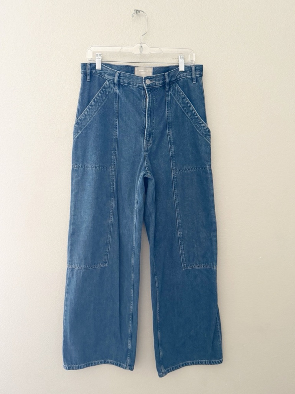 Everlane The Carpenter Jeans 29 Blue Denim Organic Cotton Slouchy Baggy 90s Y2K - Picture 5 of 14